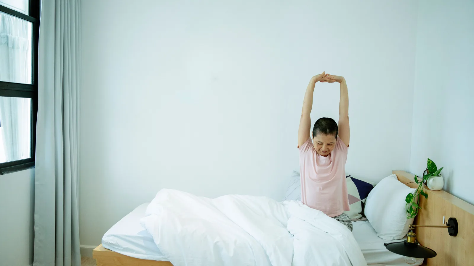 mắt không đỏ sáng sau một đêm ngủ trọn stress và giấc ngủ